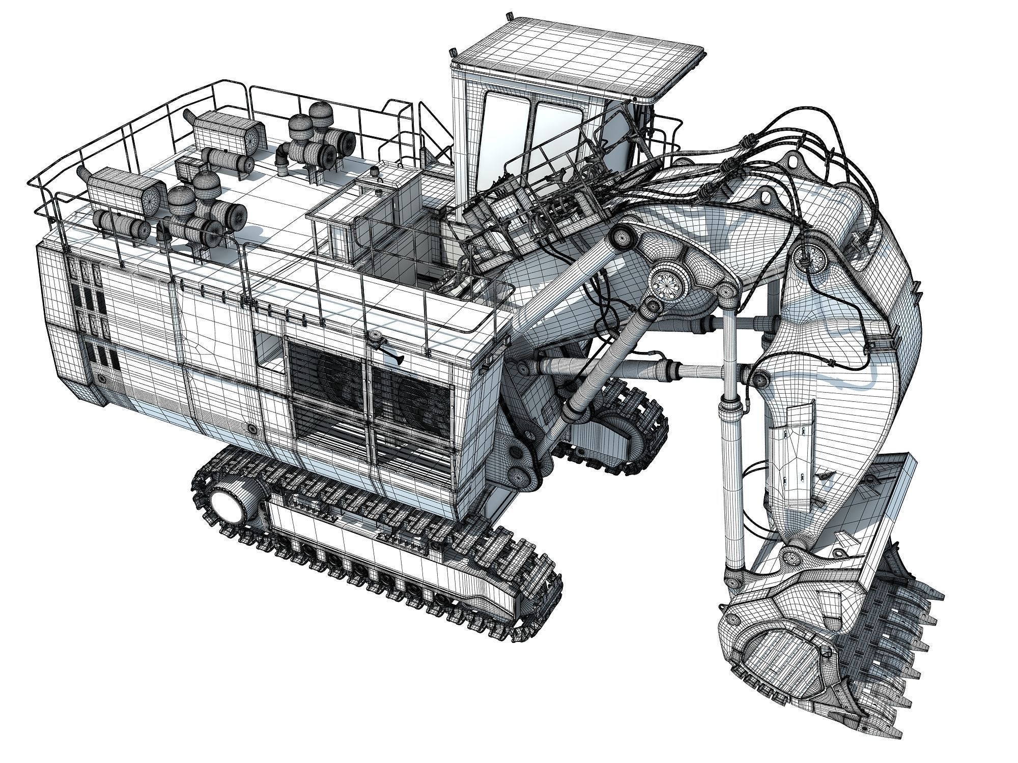 Mining Machinery 3D model_84