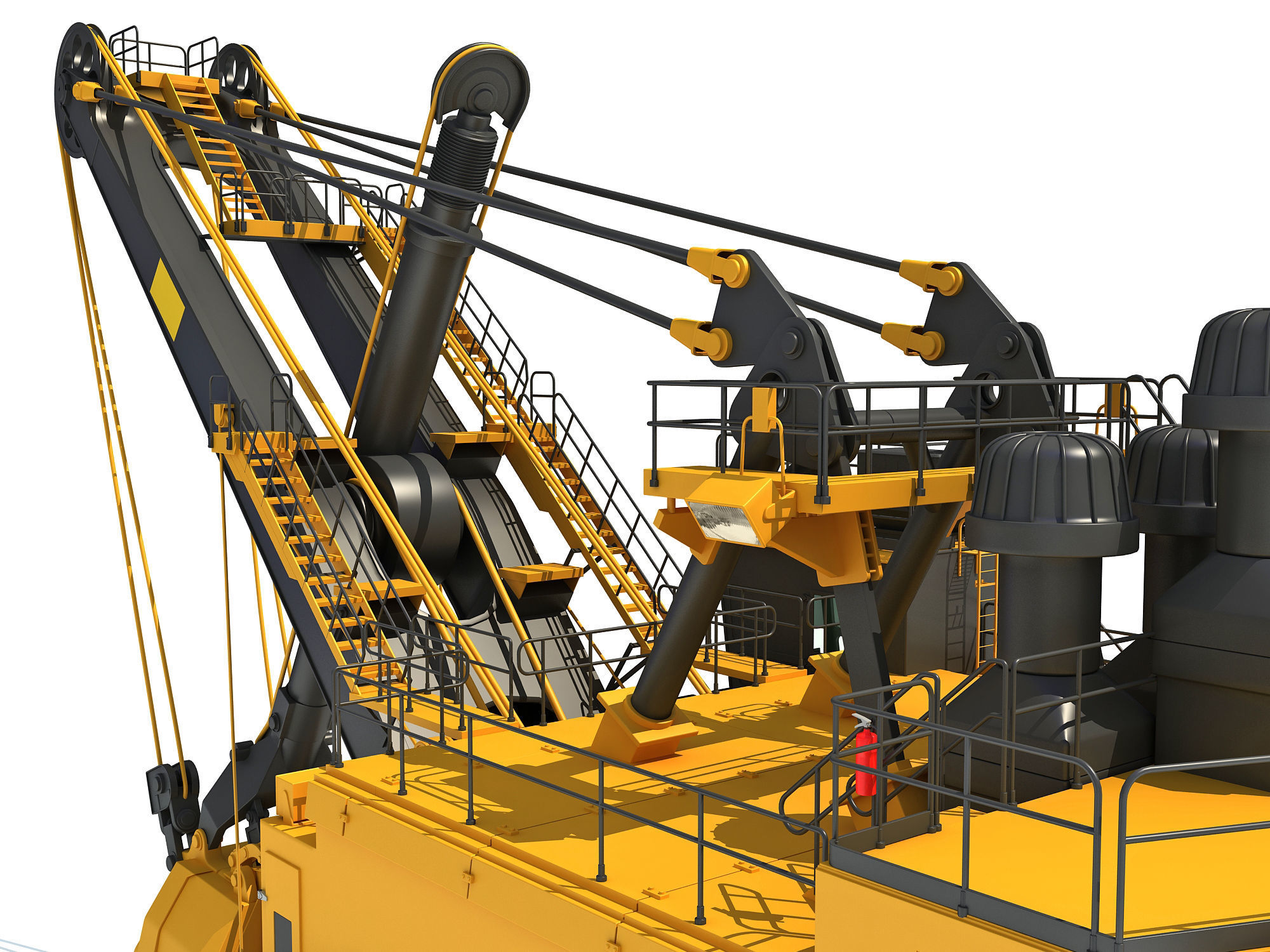 Mining Machinery 3D model_38