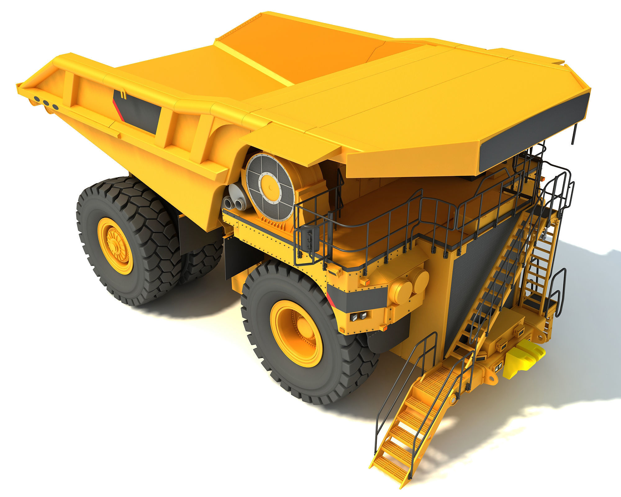 Mining Machinery 3D model_7
