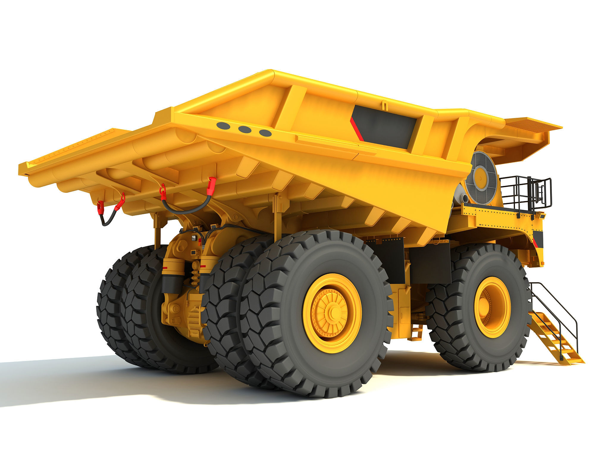Mining Machinery 3D model_4