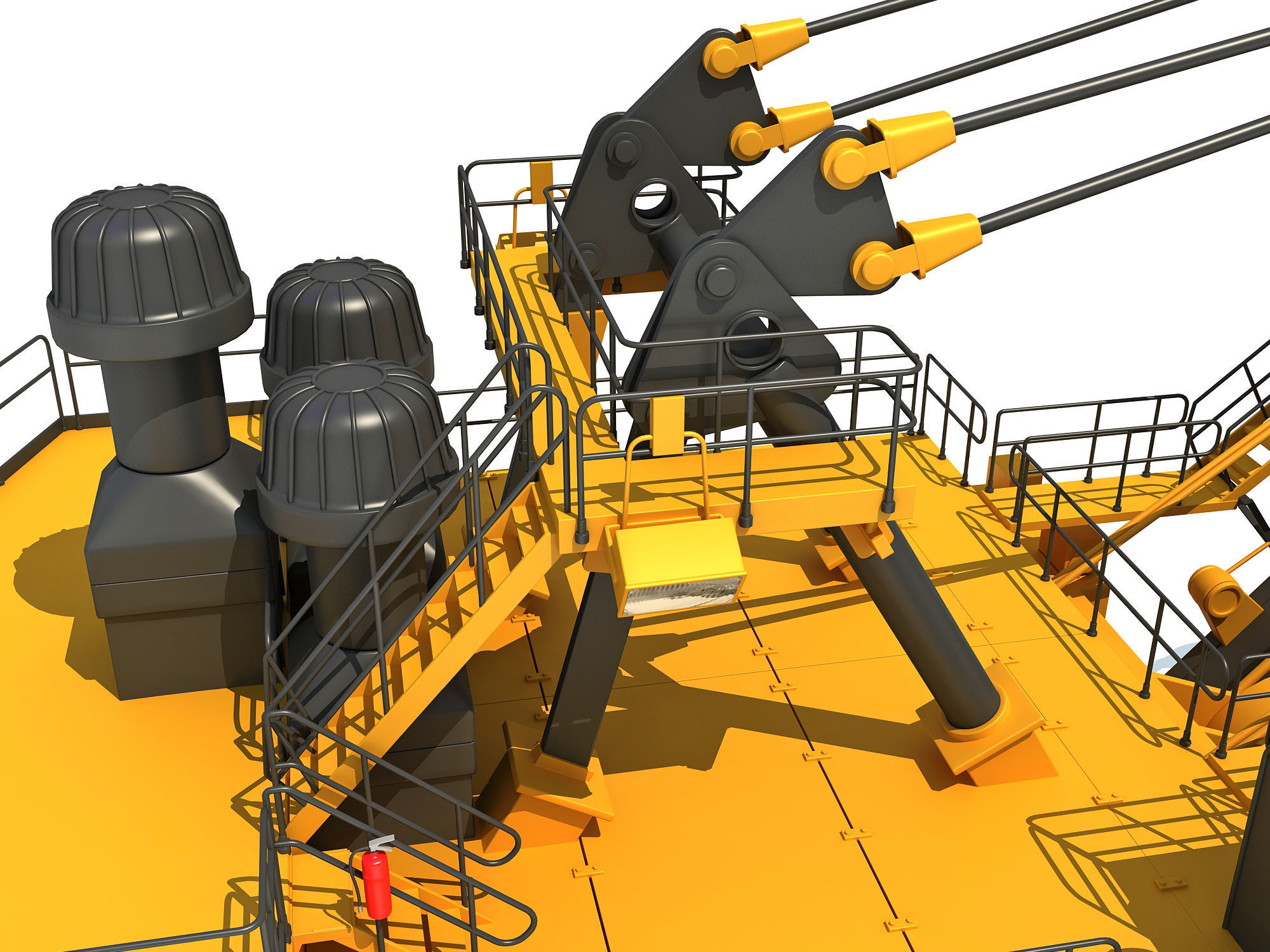 Mining Machinery 3D model_35