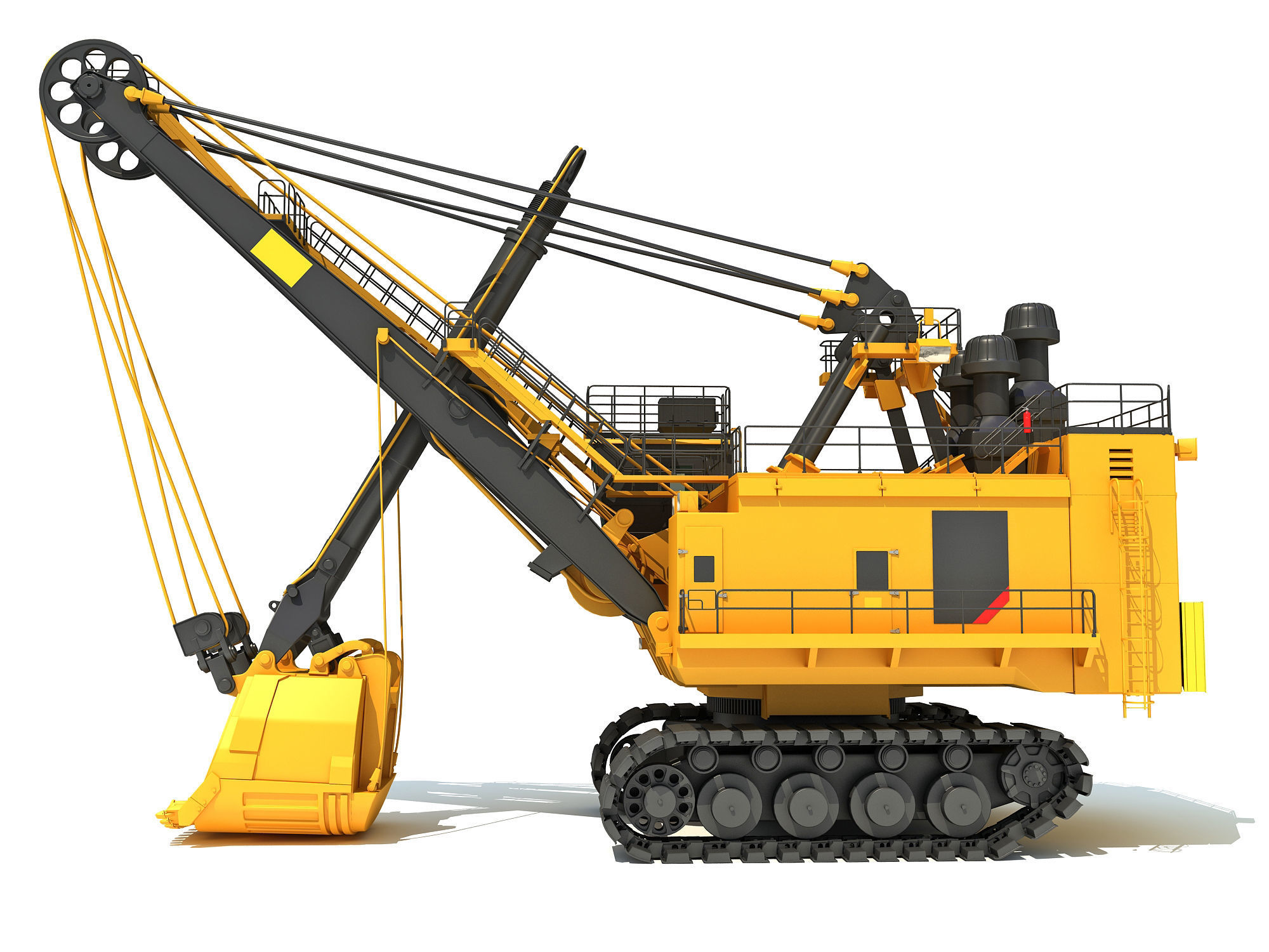 Mining Machinery 3D model_23