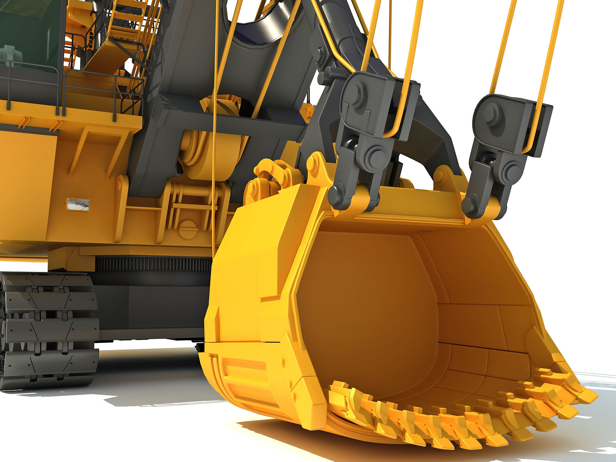Mining Machinery 3D model_36