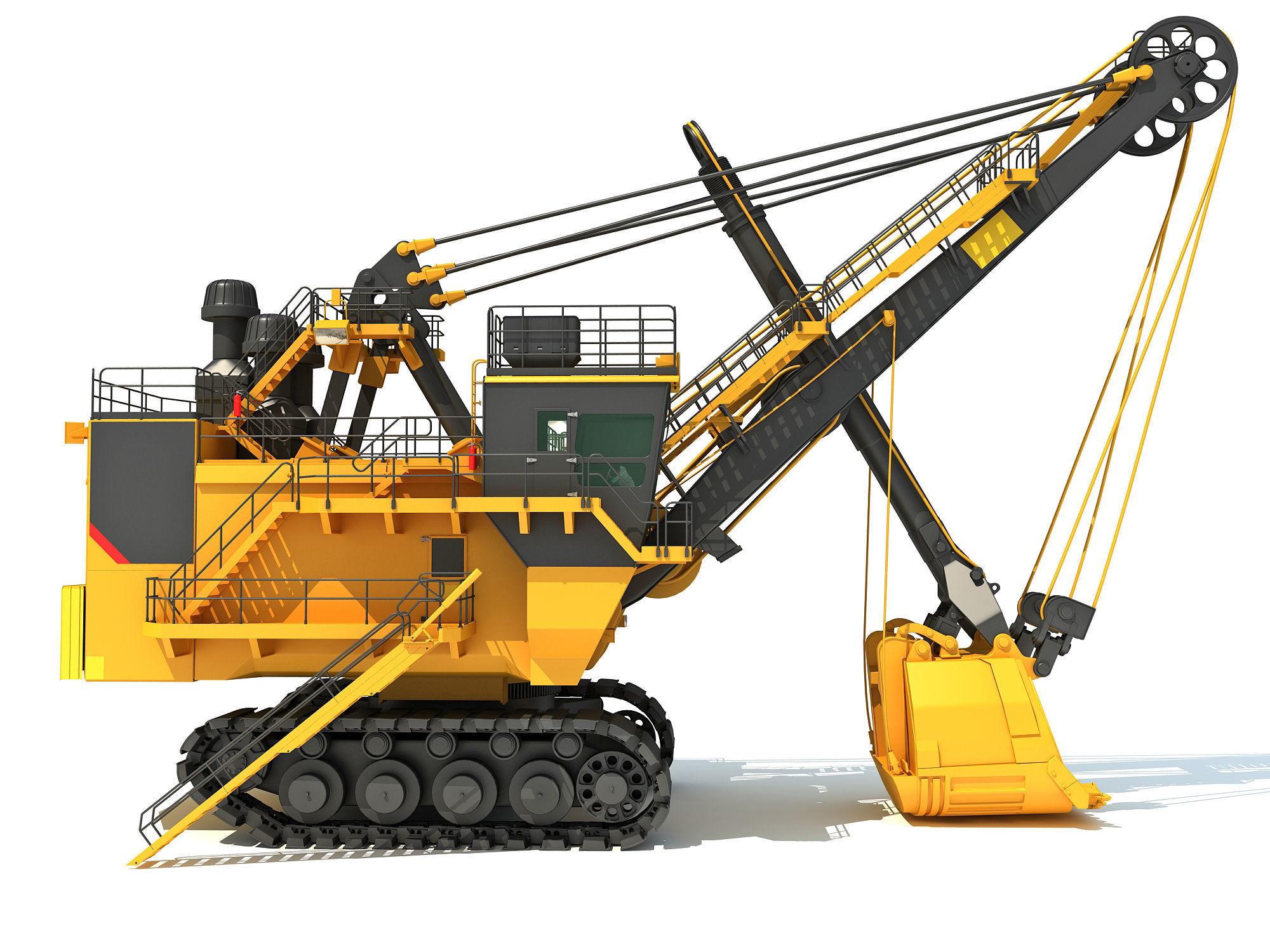Mining Machinery 3D model_25