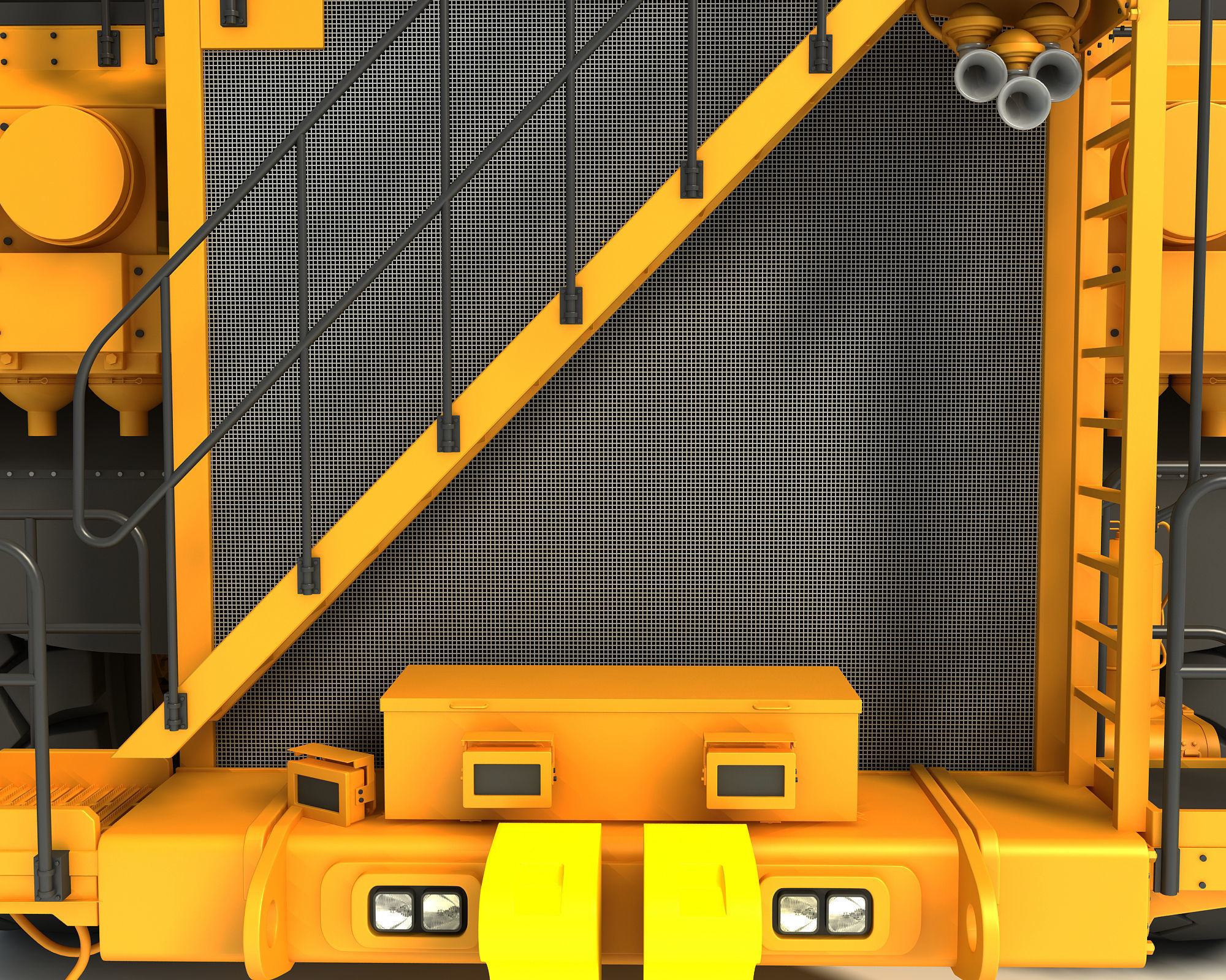 Mining Machinery 3D model_13