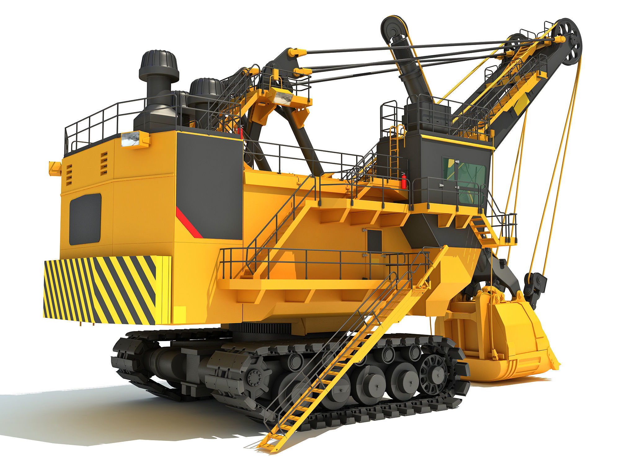 Mining Machinery 3D model_33
