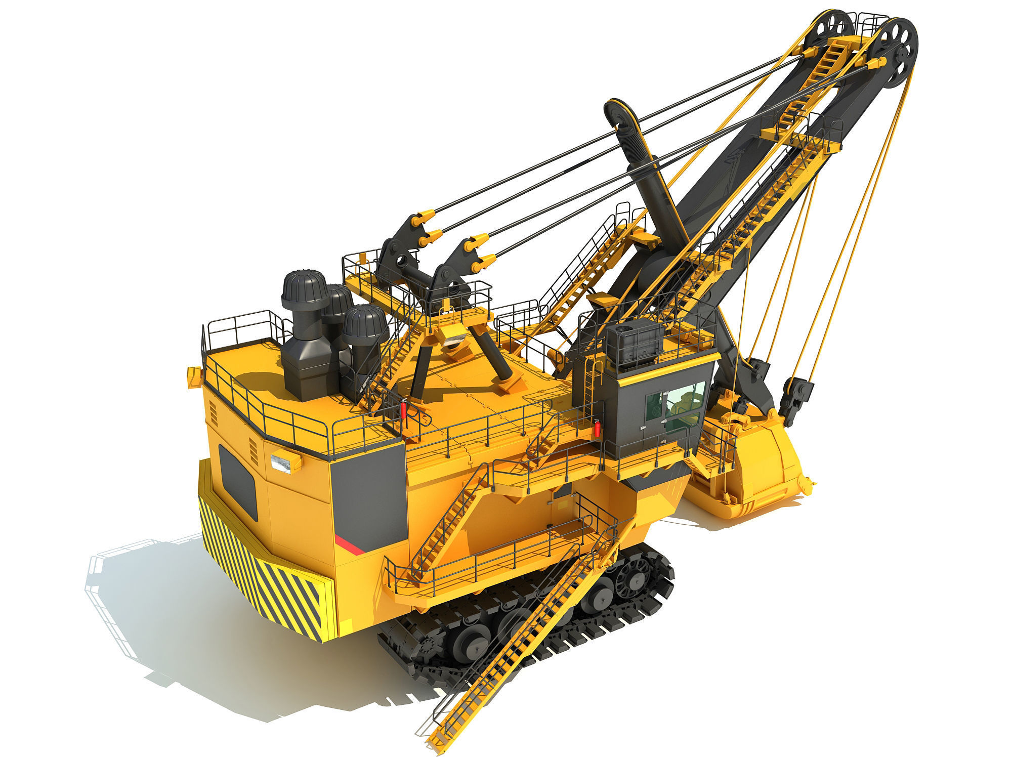 Mining Machinery 3D model_32