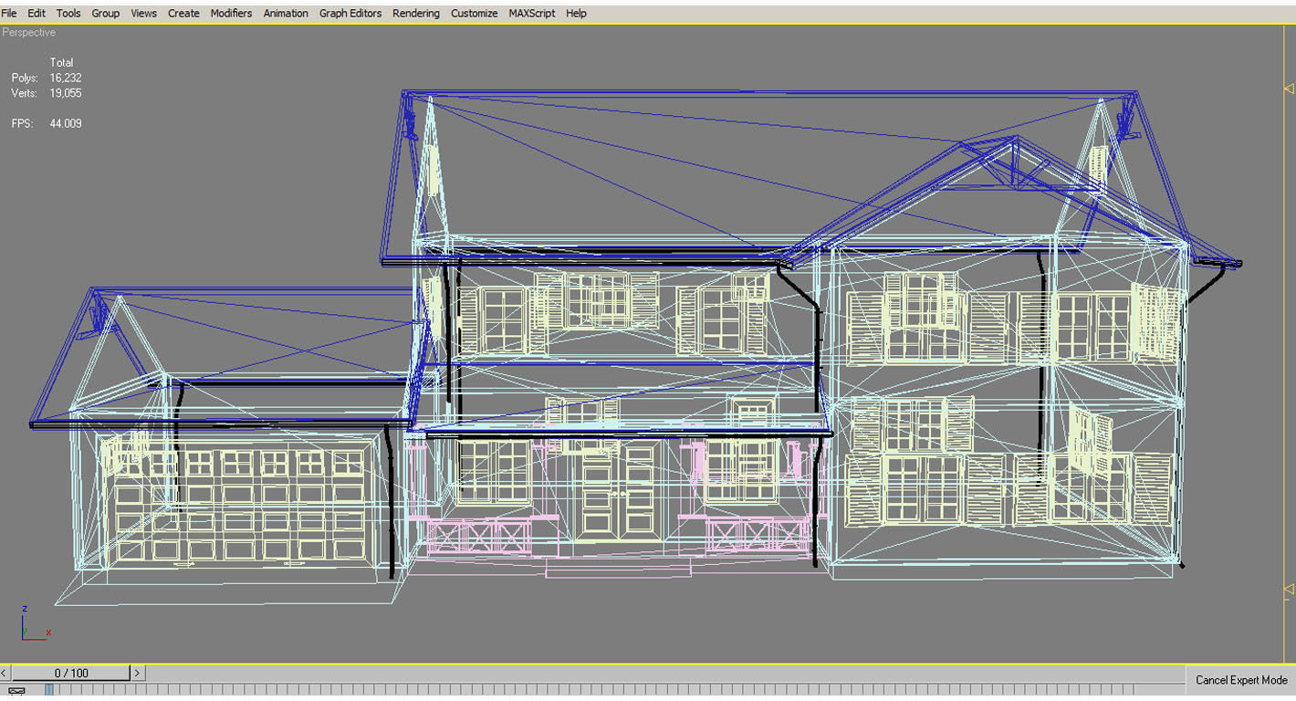 Traditional House 05 Low-poly 3D model_10