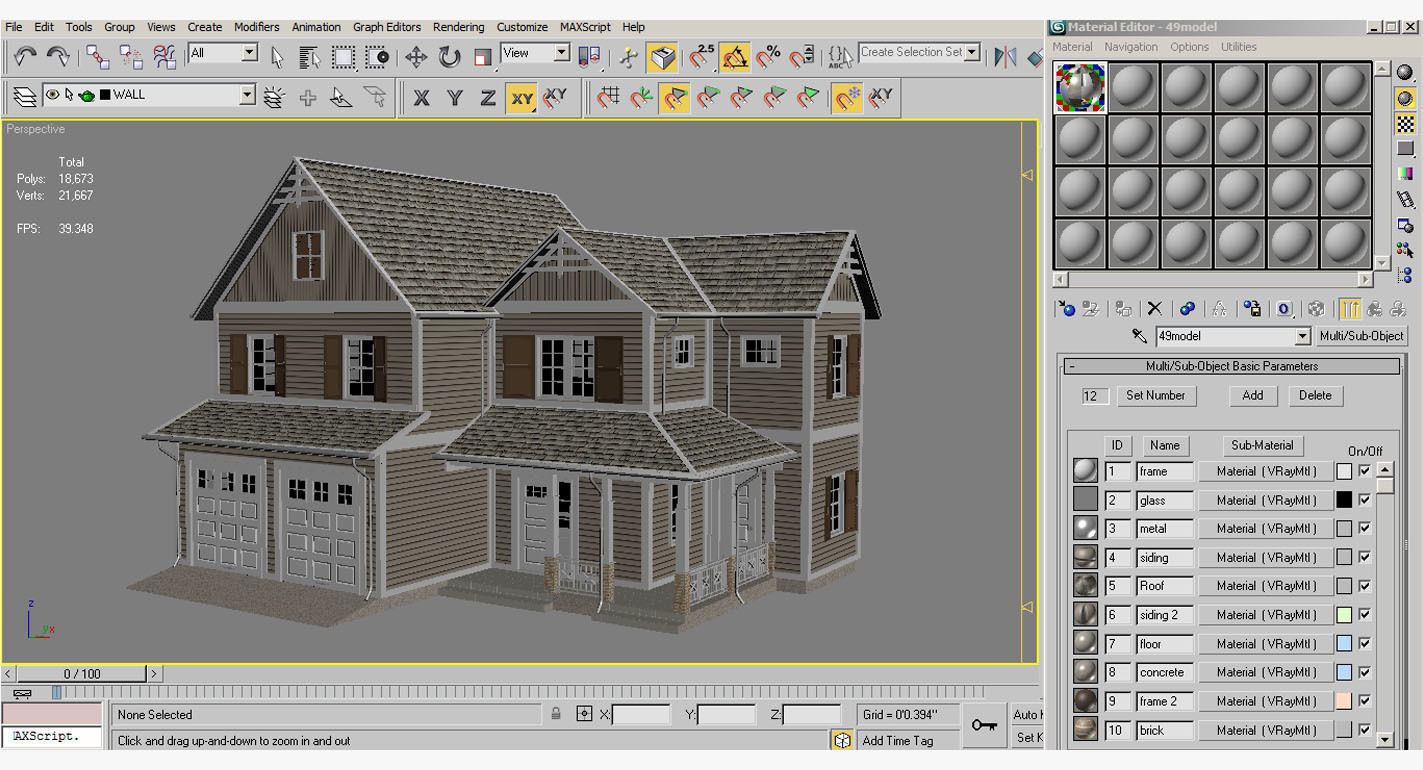 Traditional House 06 Low-poly 3D model_9