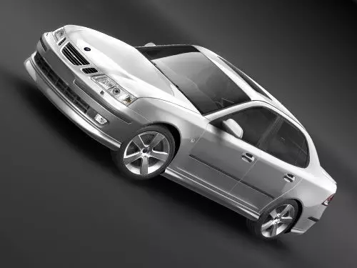 Saab 9-3 2006 3D model