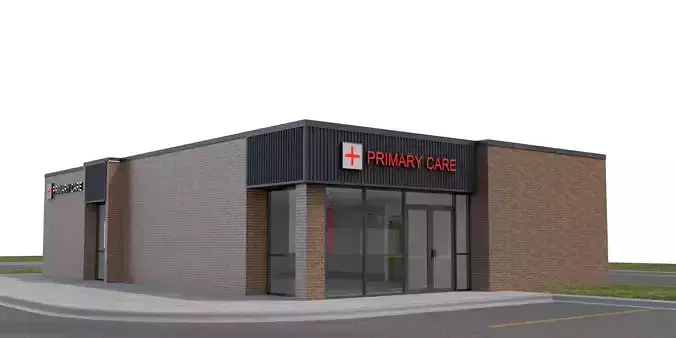 Commercial Building-001 3D model