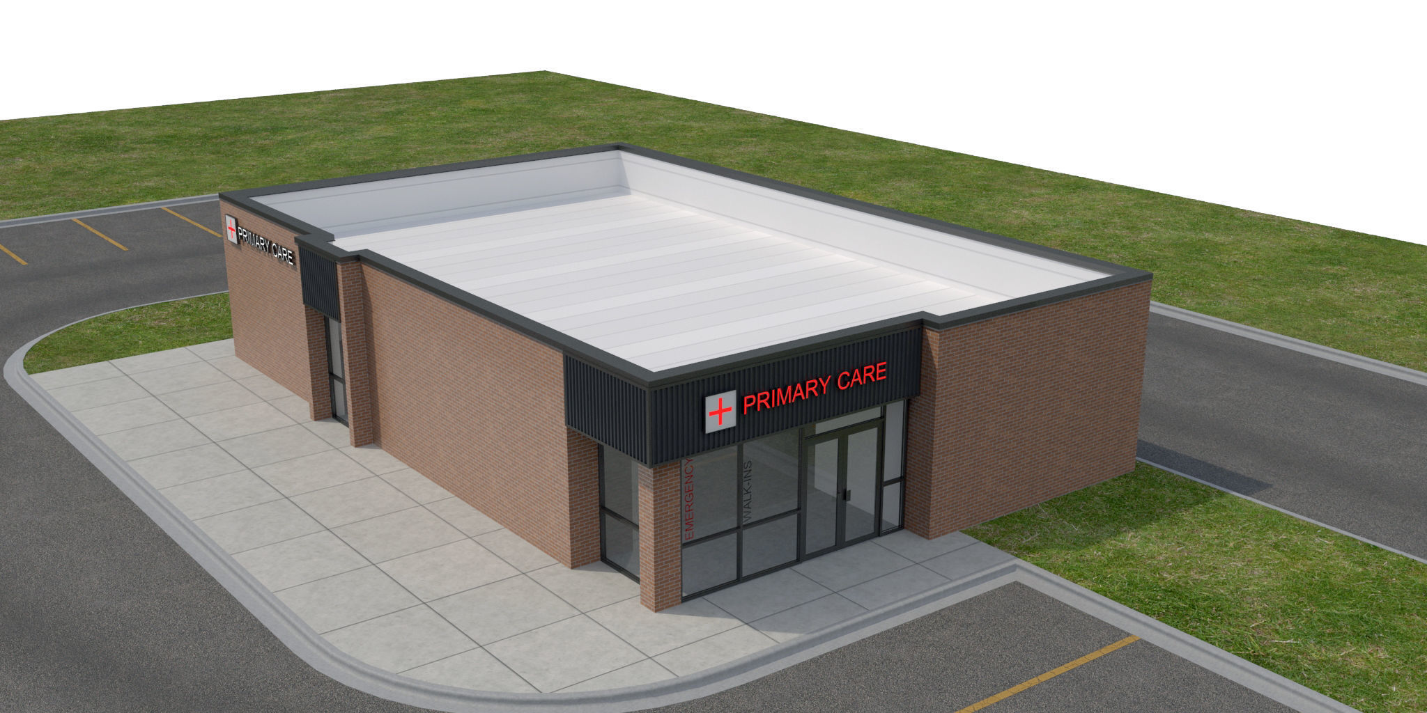 Commercial Building-001 3D model_8