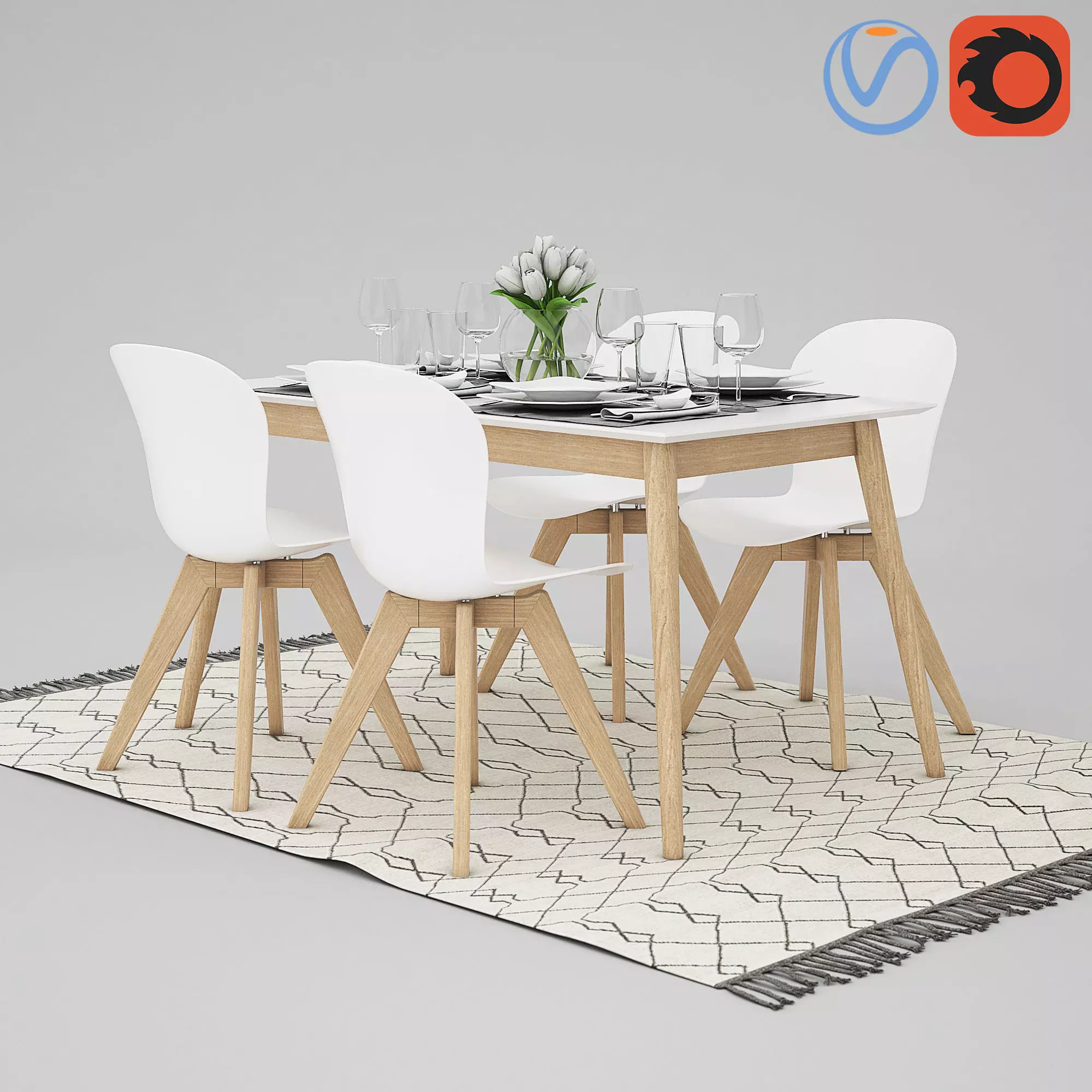 BoConcept Adelaide and Milano 3D model