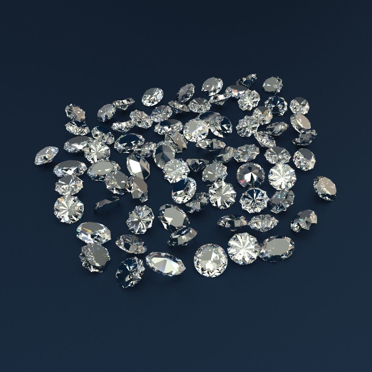 Diamond Pack collection 3D model_1