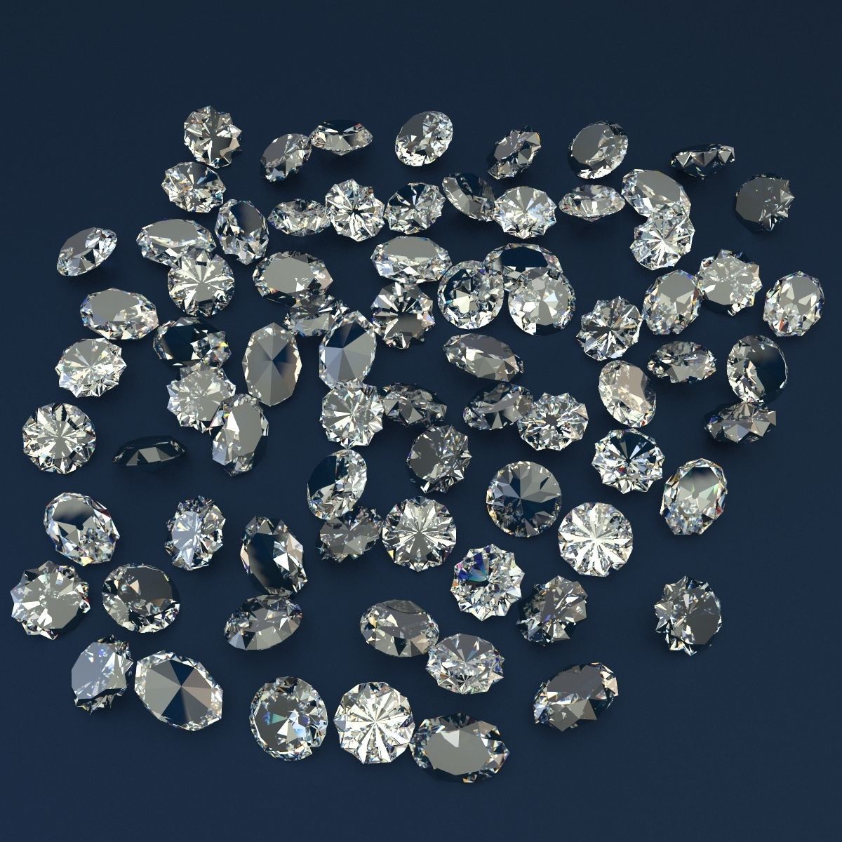 Diamond Pack collection 3D model_2