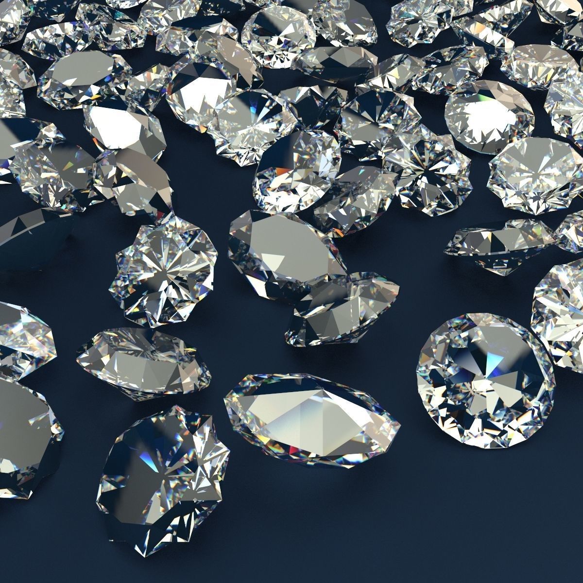 Diamond Pack collection 3D model_4