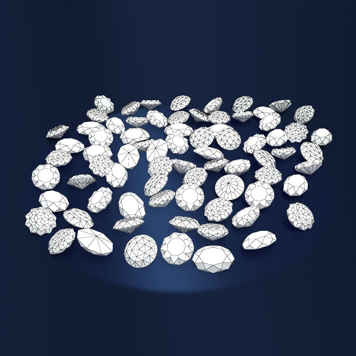 Diamond Pack collection 3D model_5