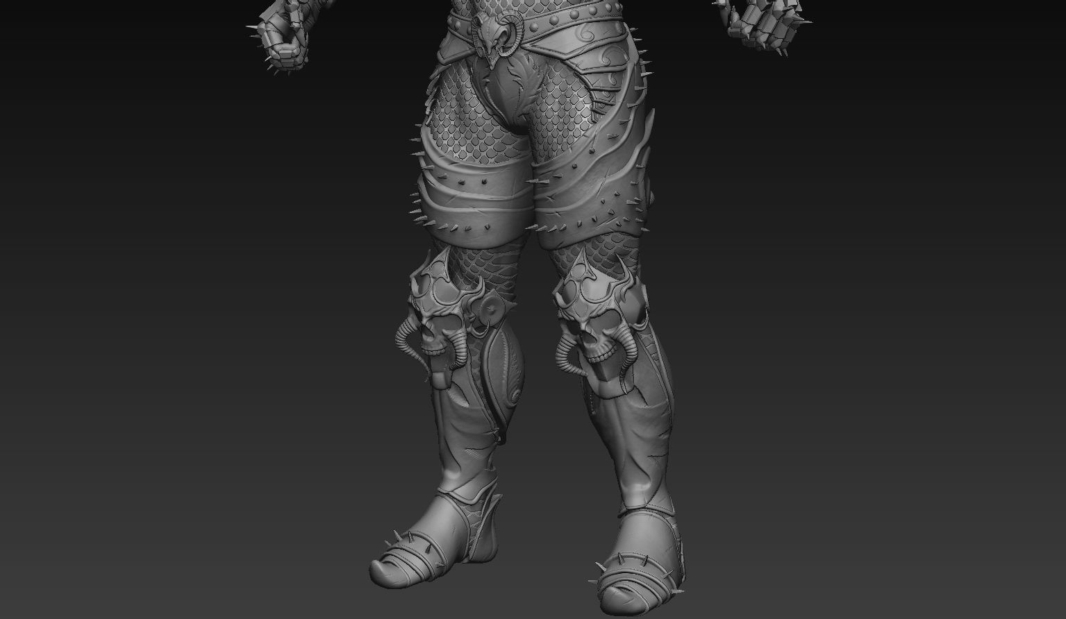 Dragon Rider Zbrush  3D model_12