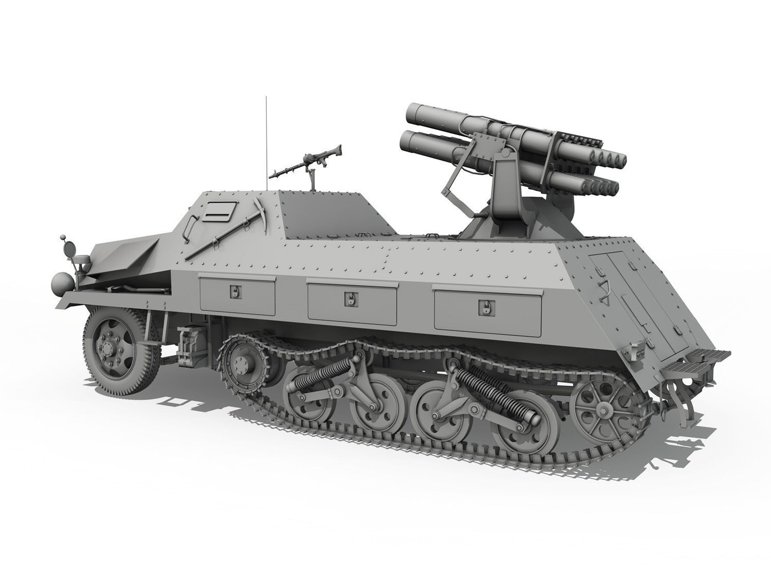 SDKFZ 4 - Panzerwerfer 42 3D model_3