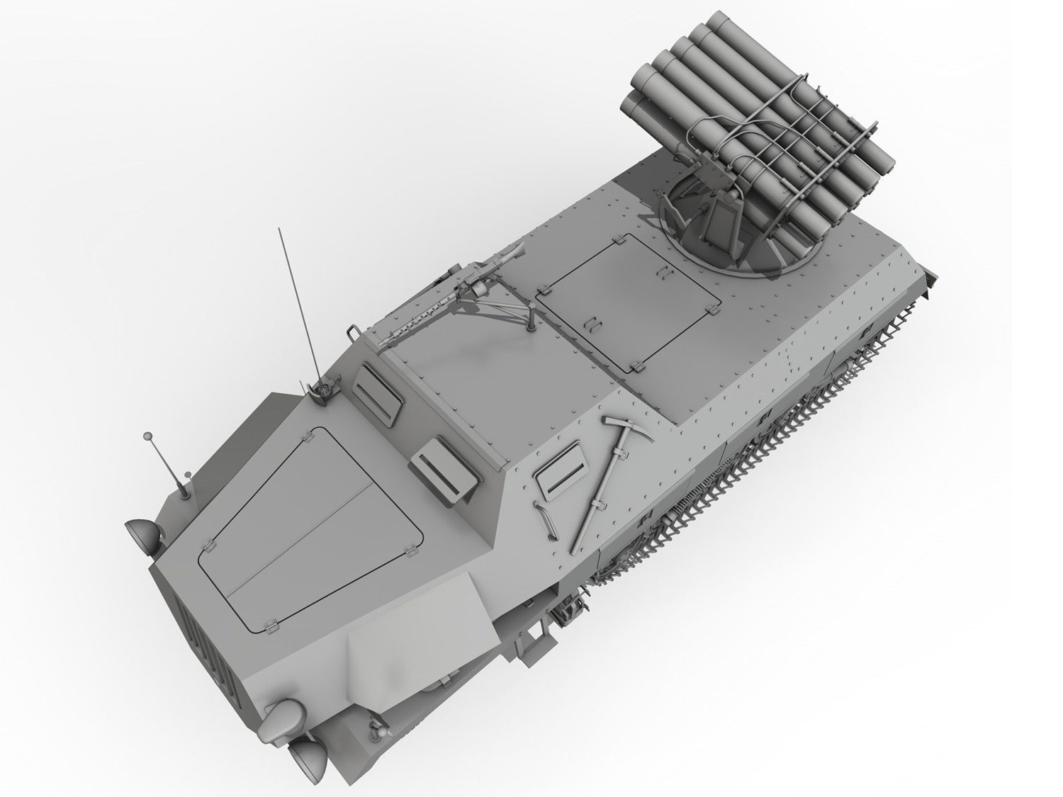SDKFZ 4 - Panzerwerfer 42 3D model_8