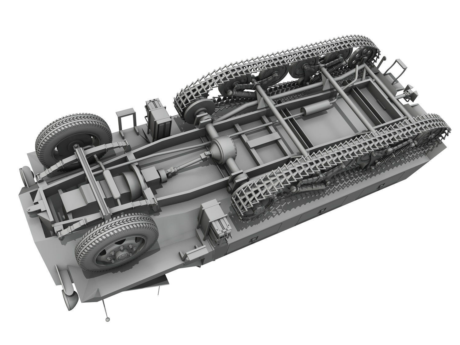 SDKFZ 4 - Panzerwerfer 42 3D model_10