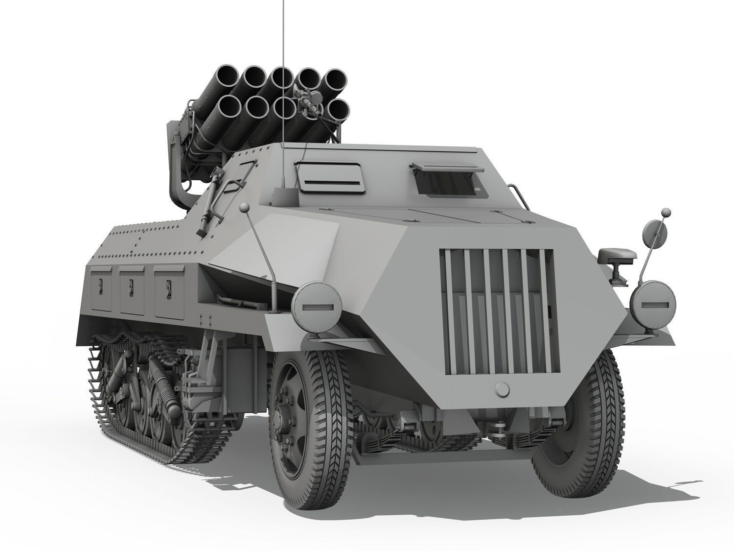 SDKFZ 4 - Panzerwerfer 42 3D model_7