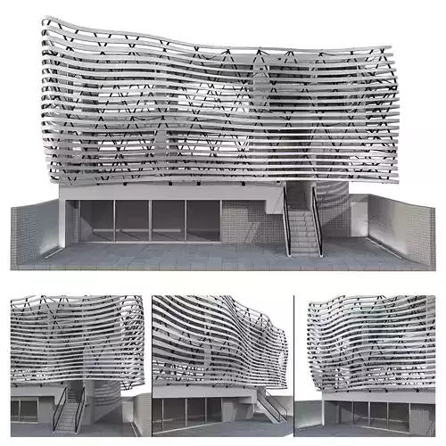 Futuristic building  4