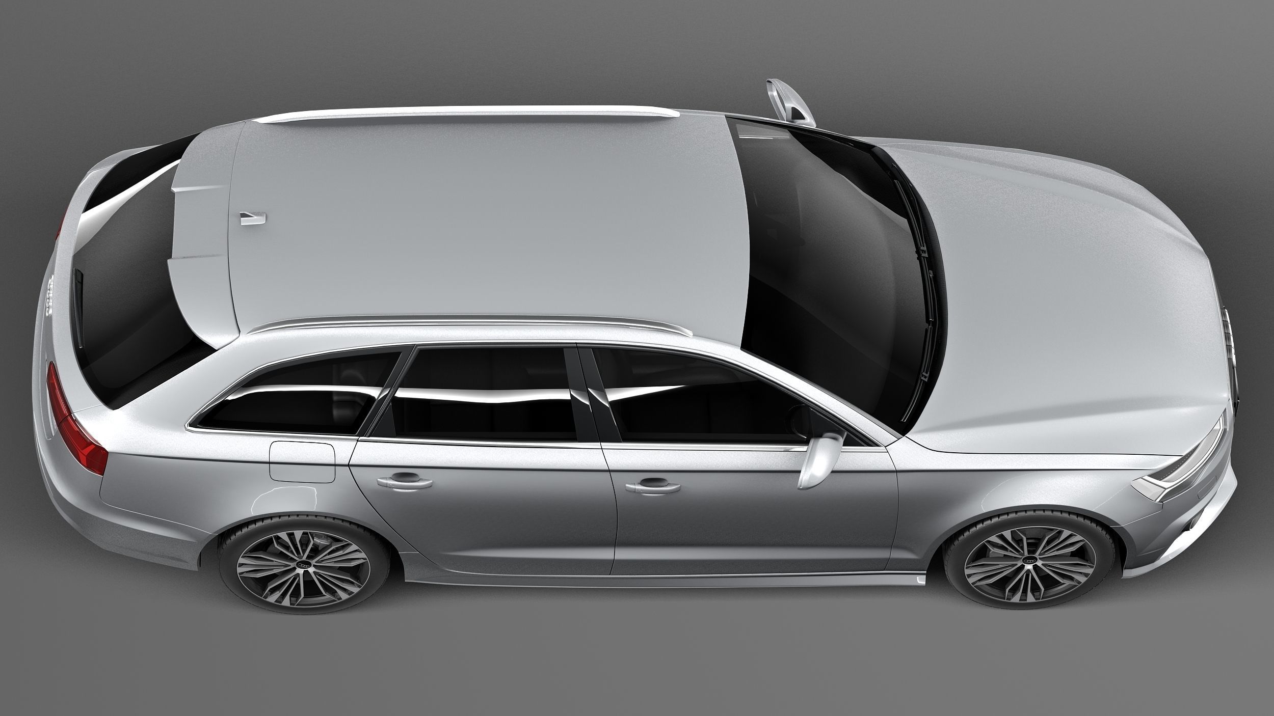 Audi A6 Avant 2015 3D model_7