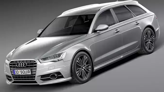 Audi A6 Avant 2015 3D model