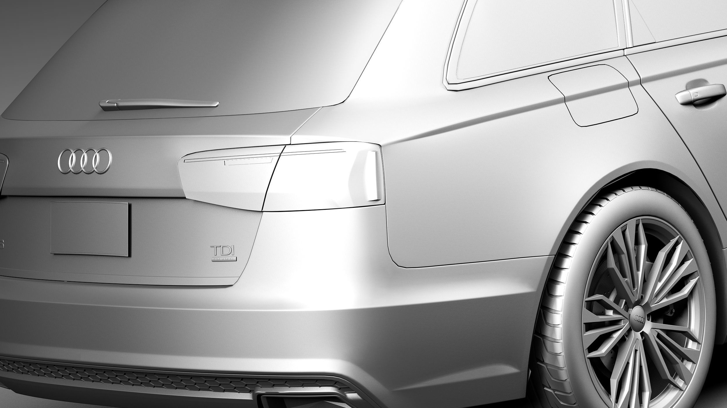 Audi A6 Avant 2015 3D model_11