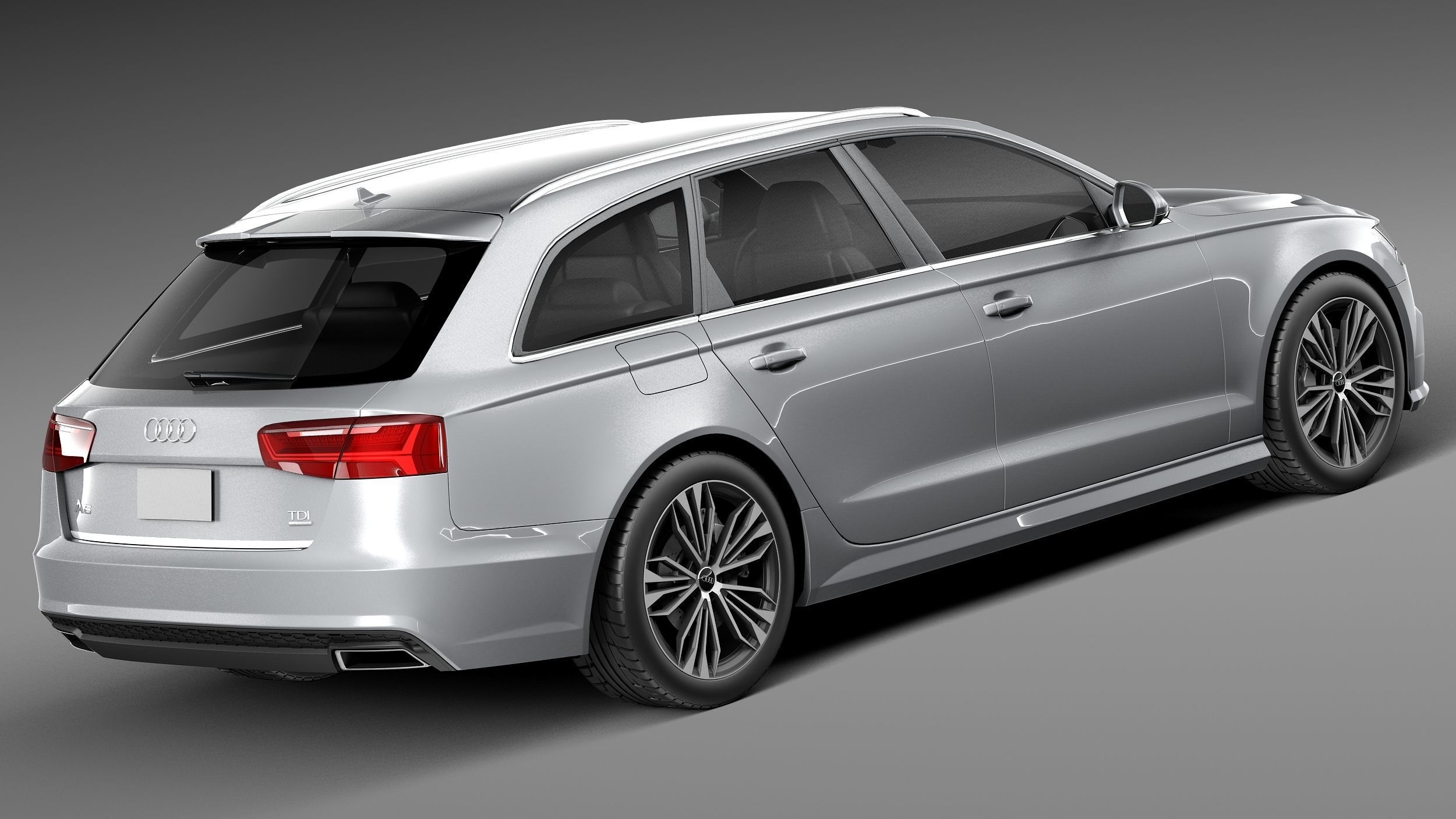 Audi A6 Avant 2015 3D model_4