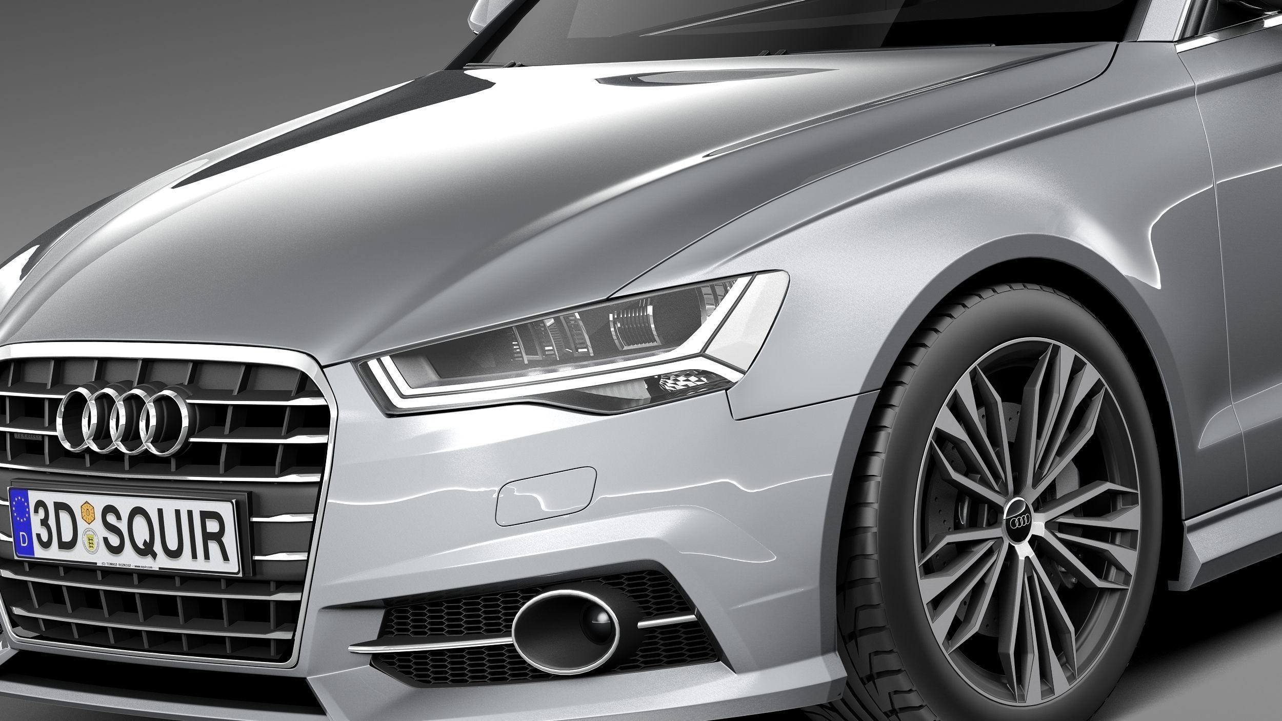 Audi A6 Avant 2015 3D model_2