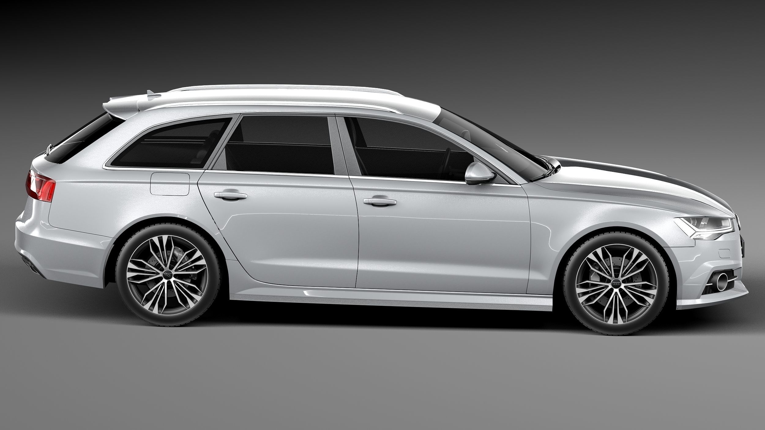 Audi A6 Avant 2015 3D model_6