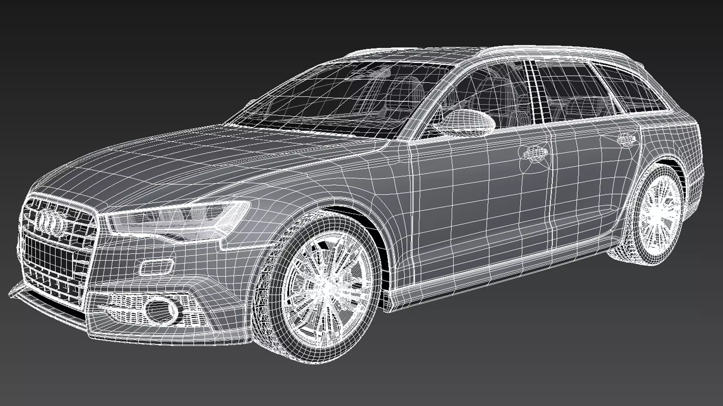 Audi A6 Avant 2015 3D model_16