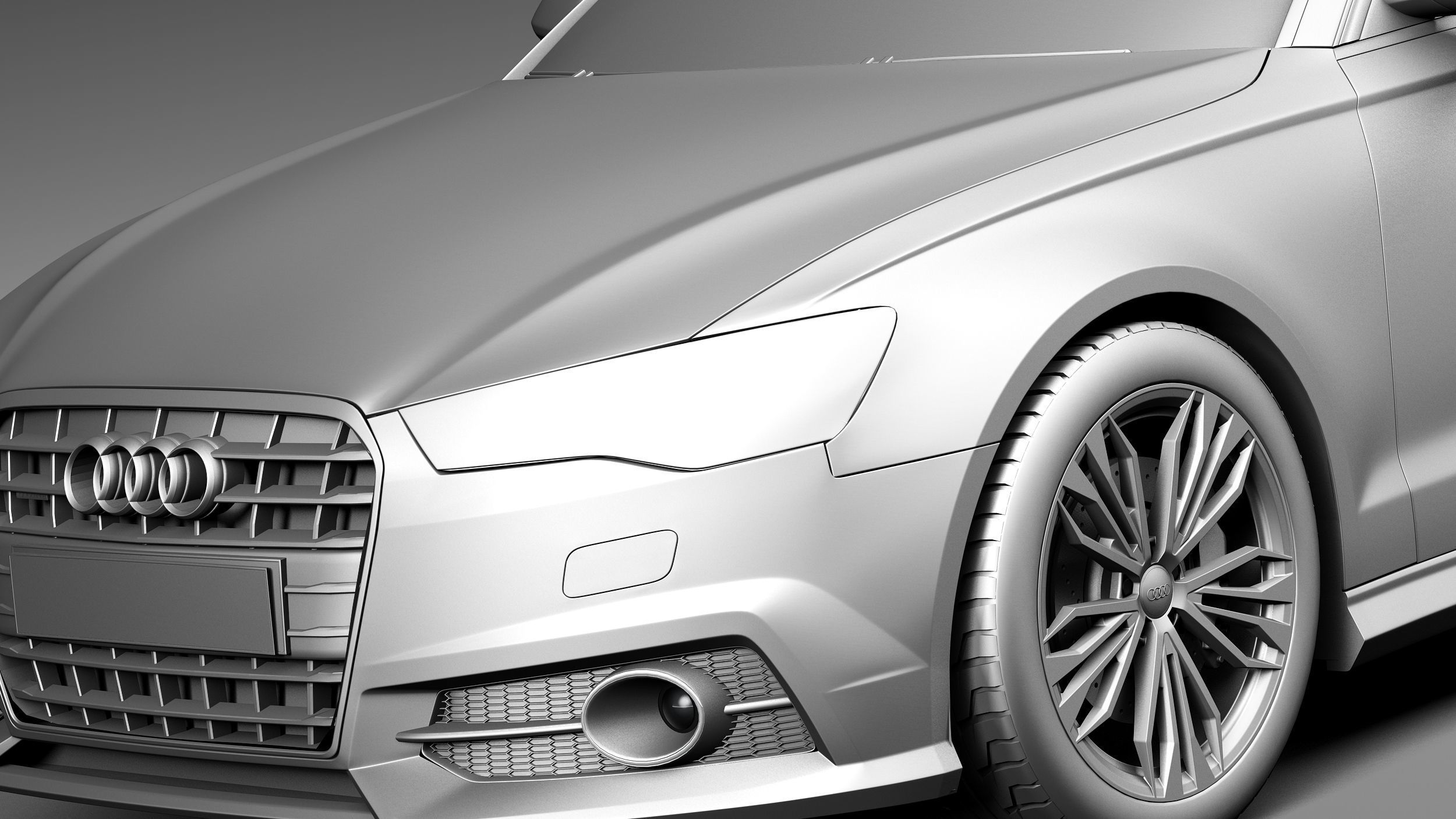 Audi A6 Avant 2015 3D model_10
