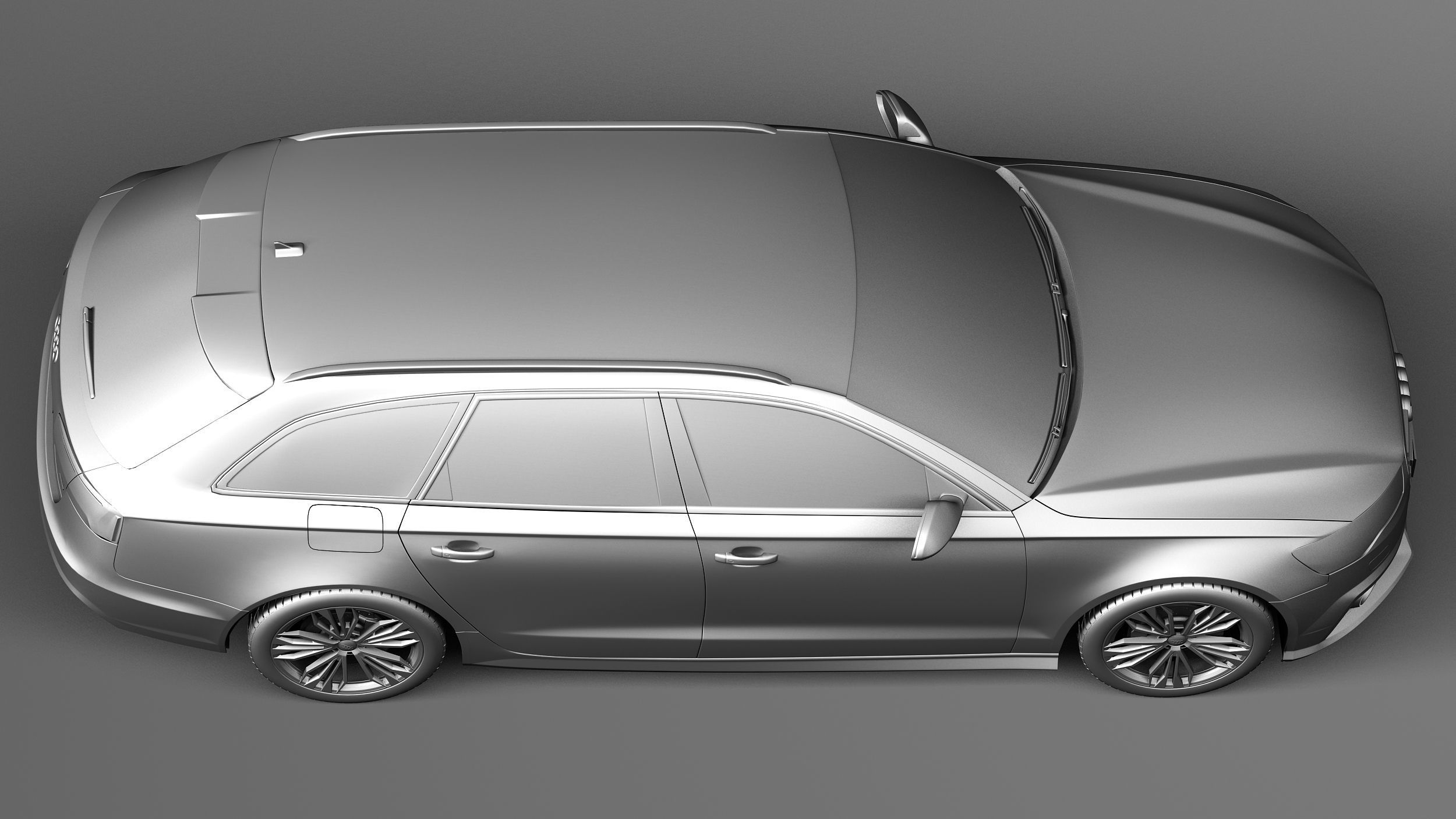 Audi A6 Avant 2015 3D model_15