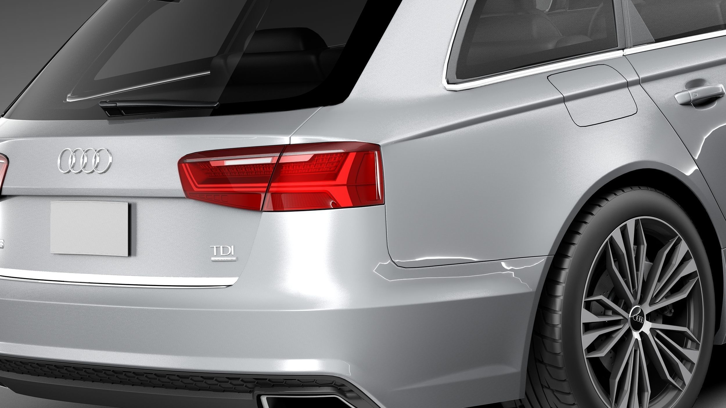 Audi A6 Avant 2015 3D model_3