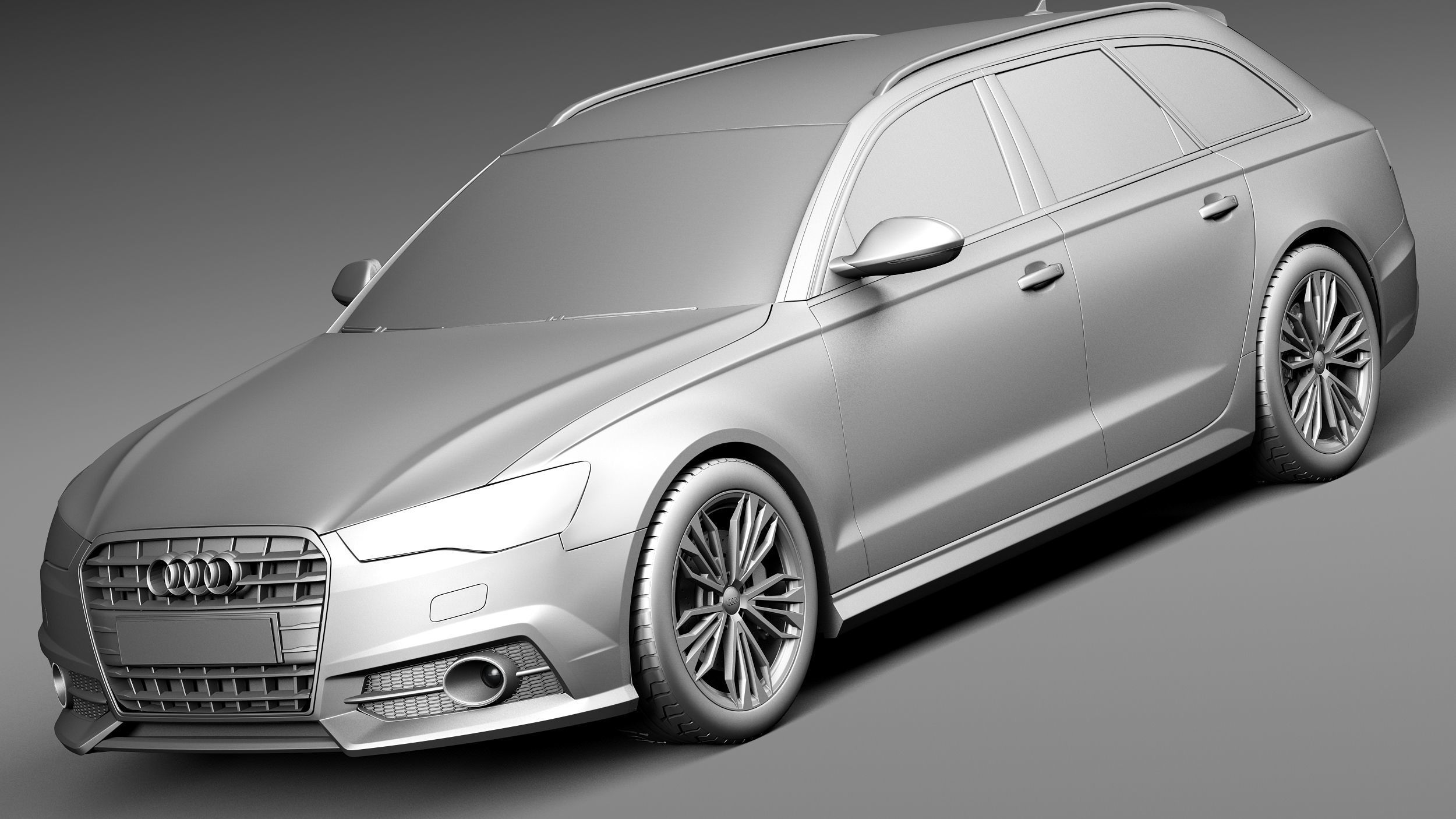 Audi A6 Avant 2015 3D model_8