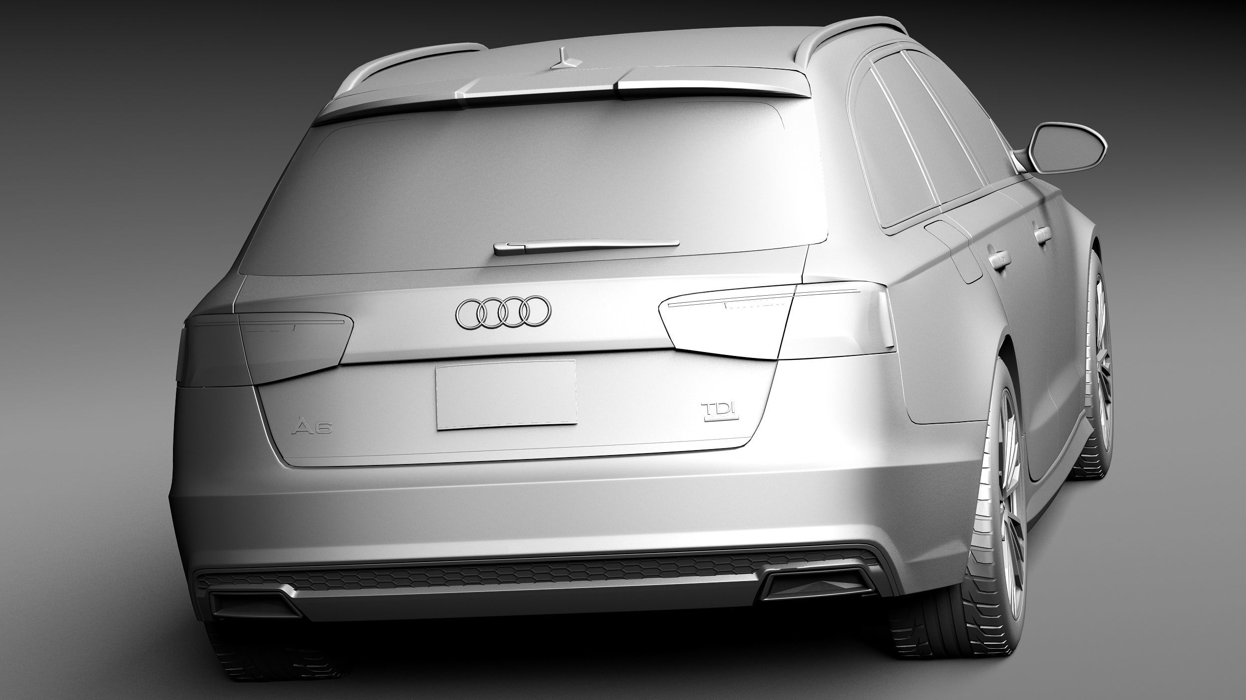 Audi A6 Avant 2015 3D model_13