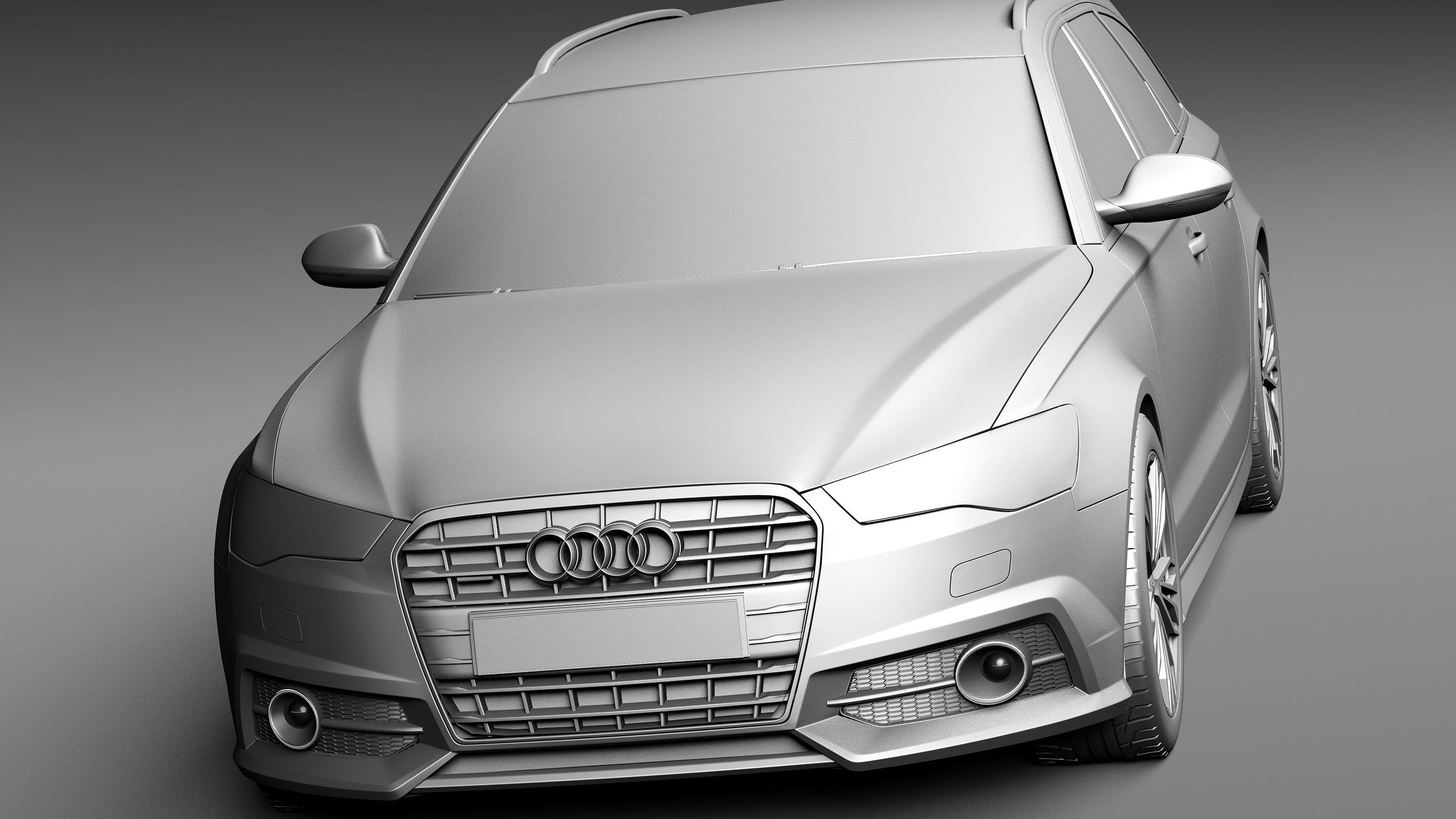 Audi A6 Avant 2015 3D model_9