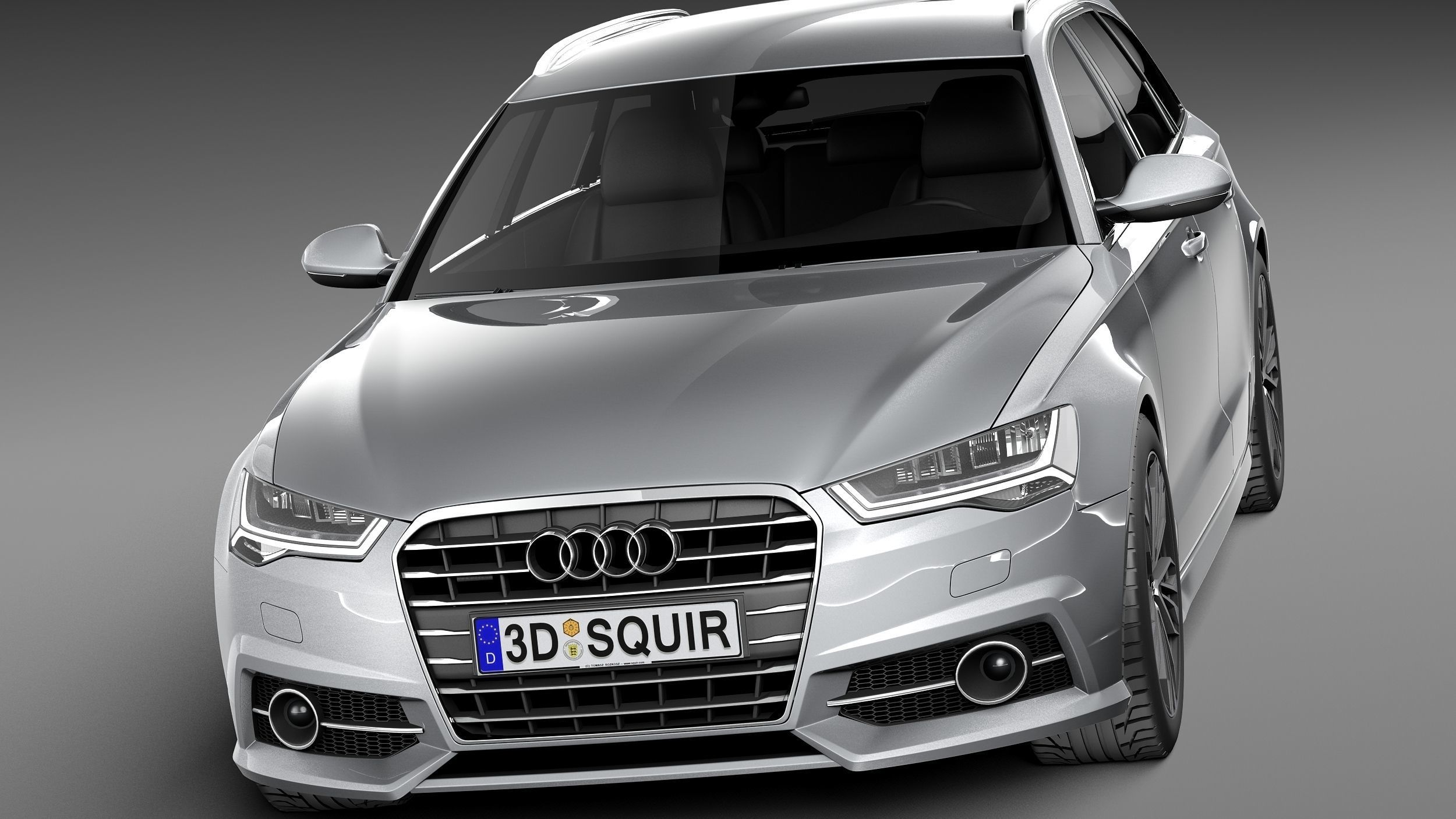 Audi A6 Avant 2015 3D model_1