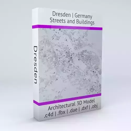 Dresden Streets and Buildings 3D model
