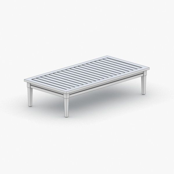 0936 - Outdoor Table Low-poly 3D model_3