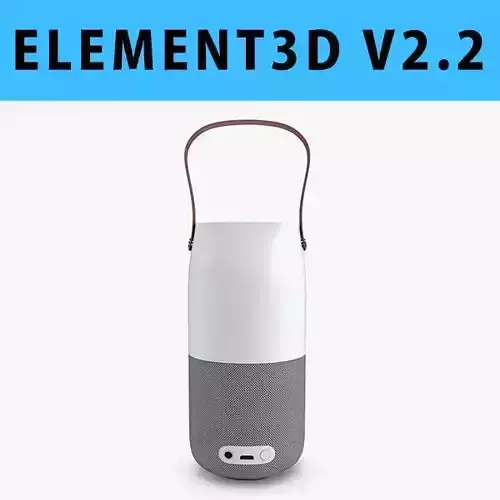 E3D - Samsung Wireless Speaker Bottle design 3D