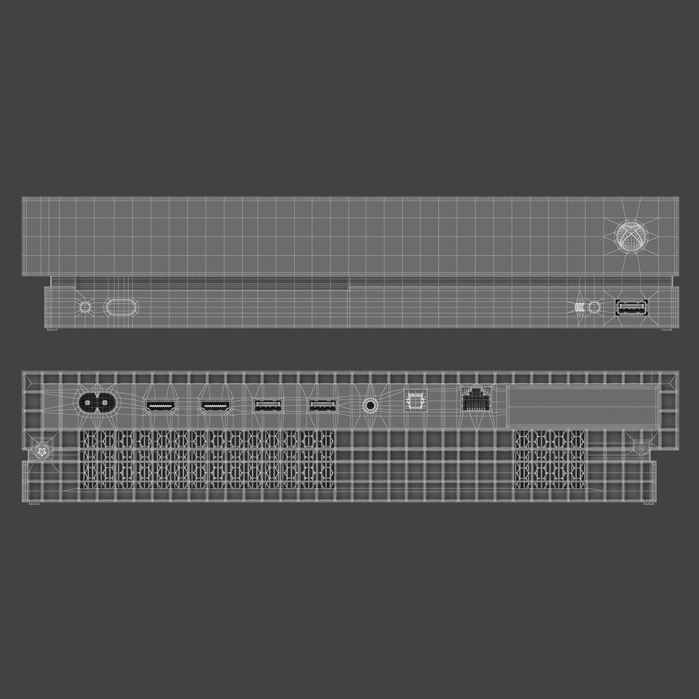 E3D - Xbox One X Console  Controller 3D model_8
