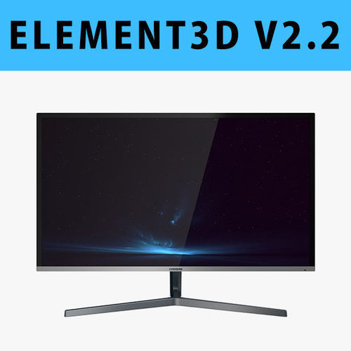 E3D - Samsung 28 Inches UH750 QLED UHD 3D model