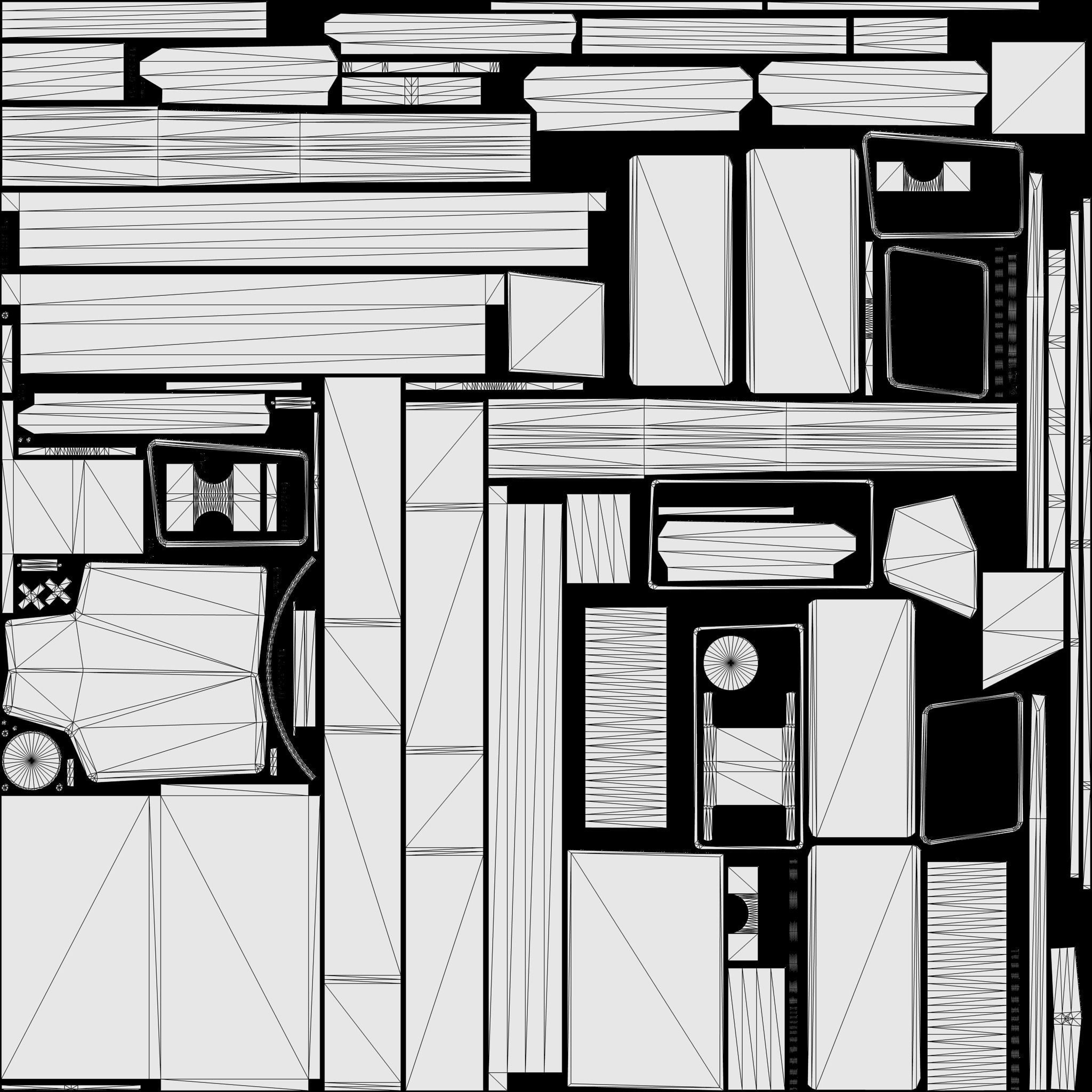 Guillotine game-ready asset Free low-poly 3D model_19