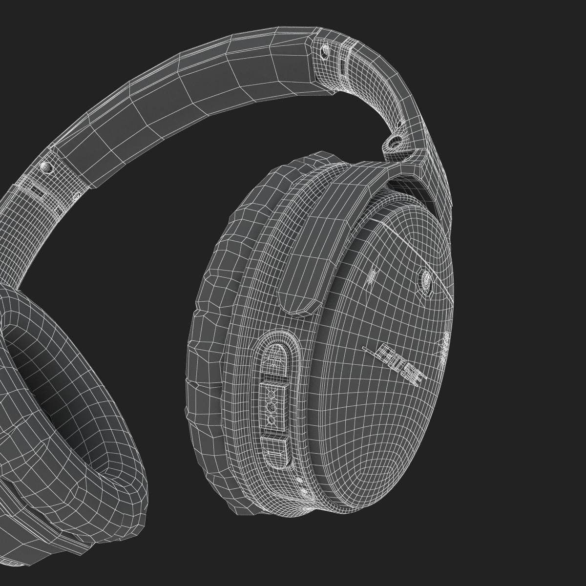 E3D - Bose QuietComfort 35 Wireless Headphones 3D model_10