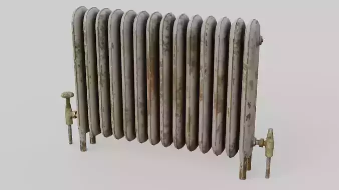 Radiator Heater 1 Low-poly 3D model