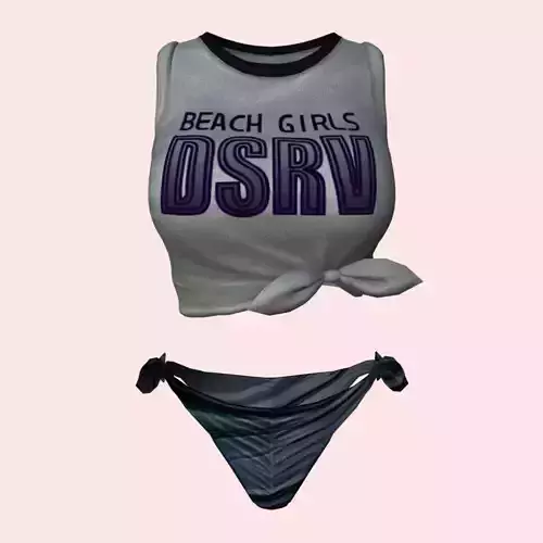 Sexy Beach Bikini Blue